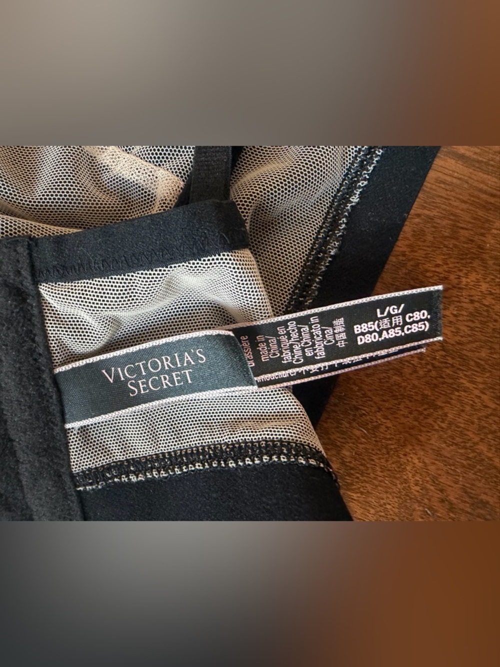 Victoria’s Secret Very Sexy Lace Bralette Intimates Crop Top Bra Black & Nude - Picture 5 of 12